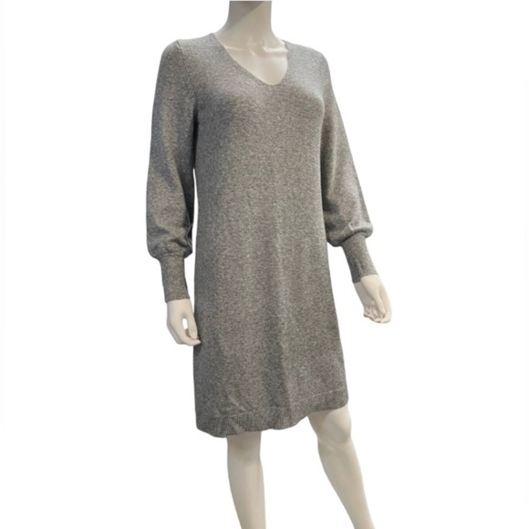 Ann Taylor Gray Sweater Dress Size S - Picture 1 of 8